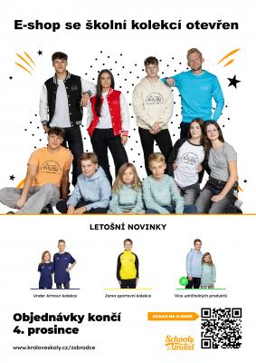 E-SHOP SE ŠKOLNÍ KOLEKCÍ SPUŠTĚN!